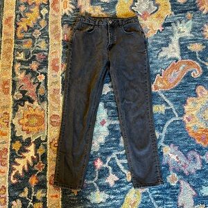 Frank and Oak Stevie jeans in washed black